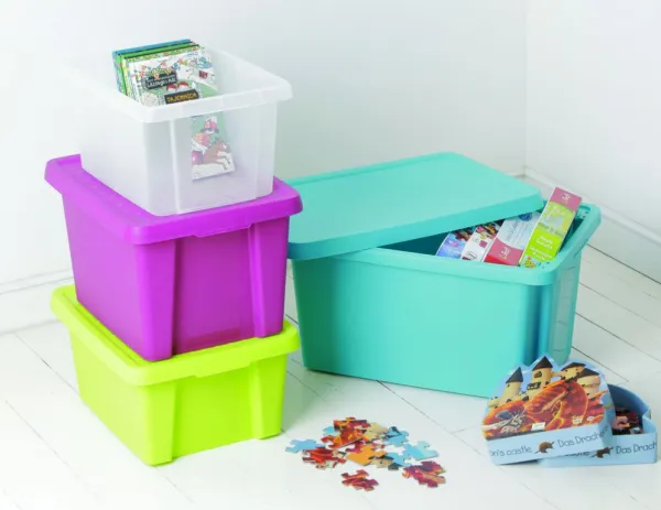 CURVER Úložný box s vekom 45L - zelený