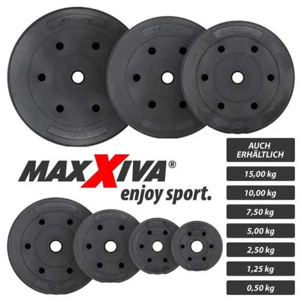 MAXXIVA set závažia, 1.25 kg, 2 ks