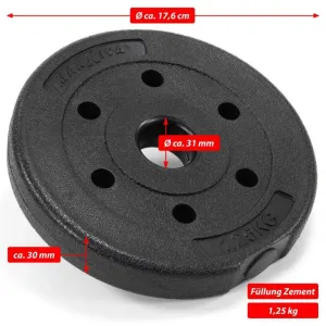MAXXIVA set závažia, 1.25 kg, 2 ks