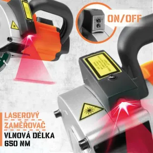 TIMBERTECH drážkovacia fréza s laserom, 1700 W