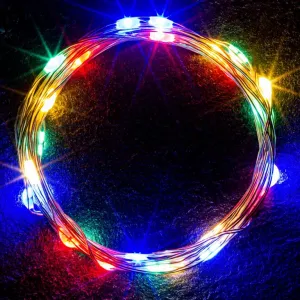 VOLTRONIC 68041 Sada 10 ks svetelných reťazí - 25 LED, farebné, na batérie