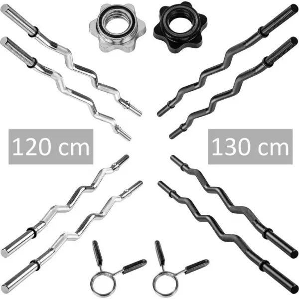MOVIT posilňovacia tyč - 130 cm, pružinový uzáver