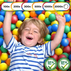 Infantastic pestrofarebné loptičky, detské, 300 ks