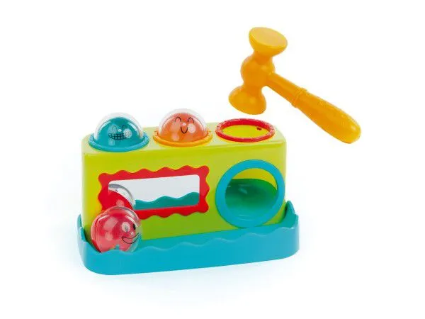 Teddies BABY Zatĺkačka s kladivkom plast