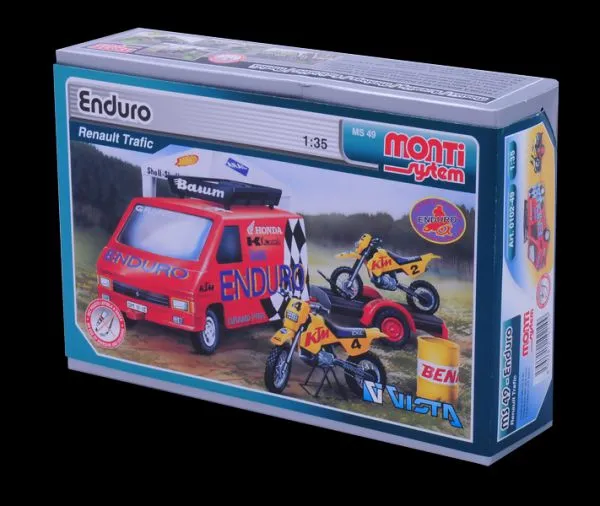 Monti Enduro Renault Trafic Stavebnica 1: 3 v krabici 22x15x6cm