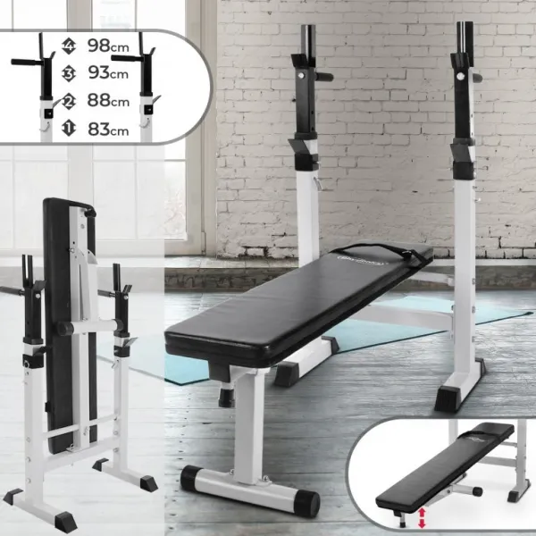 Physionics multifunkčná posilňovacia lavica, nosnosť 200 kg