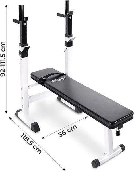 Physionics multifunkčná posilňovacia lavica, nosnosť 200 kg