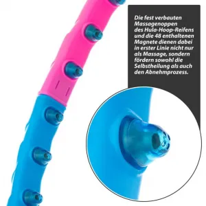 MAXXIVA 85912 hula- hoop masážna obruč, 100 cm, modro-ružová