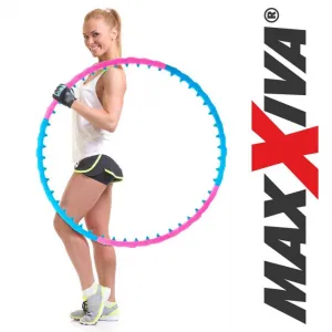 MAXXIVA 85912 hula- hoop masážna obruč, 100 cm, modro-ružová