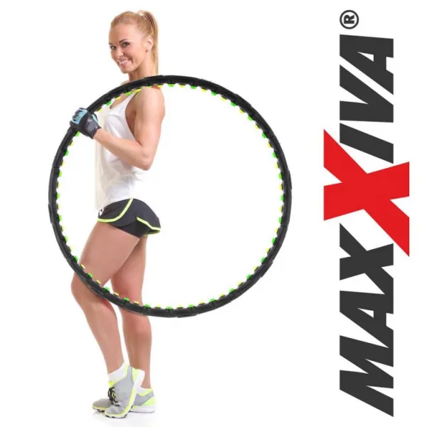 MAXXIVA 85909 hula- hoop masážna obruč, 98 cm, čierna