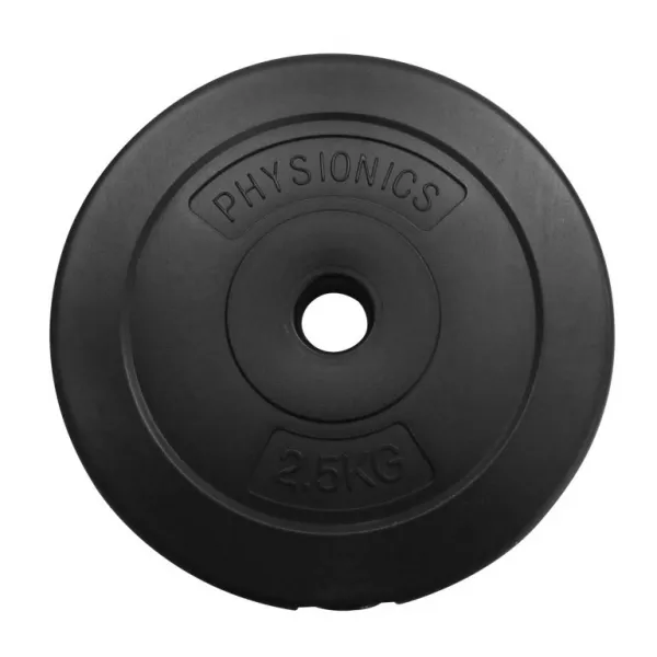 Physionics sada záťažových dosiek 2 x 2,5 kg, 30 / 31 mm