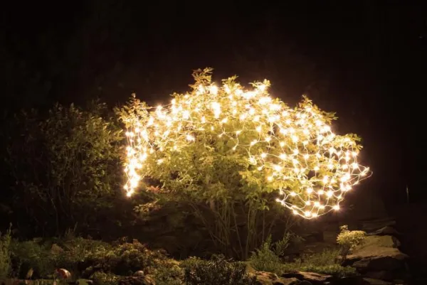 Nexos 39400 Svetelná sieť 1,5 x 1,5 m, 100 LED, teplá biela