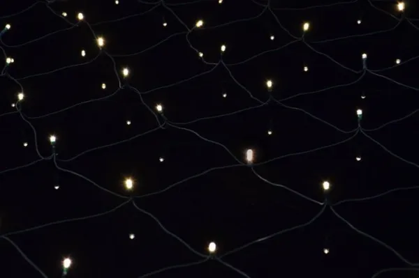 Nexos 39400 Svetelná sieť 1,5 x 1,5 m, 100 LED, teplá biela