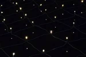 Nexos 39400 Svetelná sieť 1,5 x 1,5 m, 100 LED, teplá biela