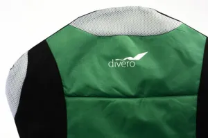 Divero Deluxe 35957 Sada 2 ks skladacia kempingová rybárska stolička - zeleno / čierna