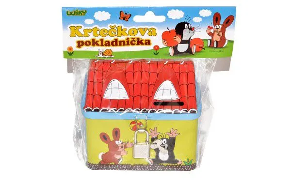 Krtko Pokladnička domček plech 11, v sáčku