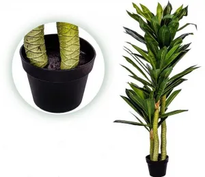 PLANTASIA 85196 Umělý strom Dracaena 120 cm, 81 listů