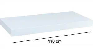 STILISTA VOLATO 31074 Nástenná polica - biela 110 cm