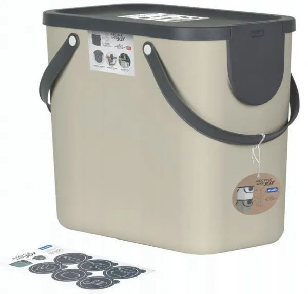 Kôš na triedený odpad ALBULA cappuccino 25 l