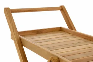 Divero 56087 Servírovací vozík z teakového dreva