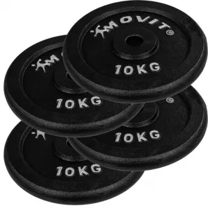 MOVIT obojručný činkový set, 120 cm, 65,5 kg