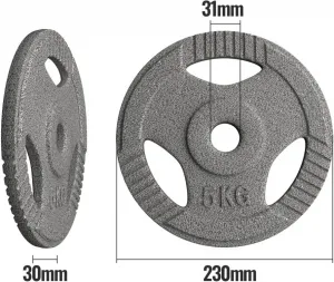 Physionics liatinový kotúč, 5 kg, 31 mm