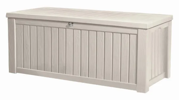 KETER Úložný box WOODROCK 570L | krémová
