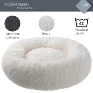 PETSTUFF pelech pre psa, okrúhly, béžový, 60 cm