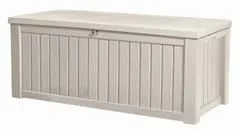 KETER Úložný box WOODROCK 570L | krémová