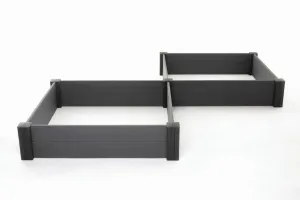 KETER Vyvýšený záhon PANORAMA MODULAR (2 ks) | sivá
