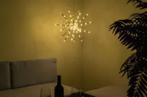 Nexos 33215 Vianočné osvetlenie - meteorický dážď - teplá biela, 40 cm 80 LED