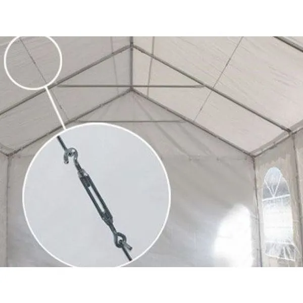 Záhradný párty stan PREMIUM, 4 x 8 m, 500 g/m²