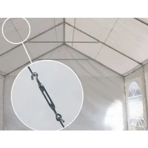 Záhradný párty stan PREMIUM, 4 x 8 m, 500 g/m²