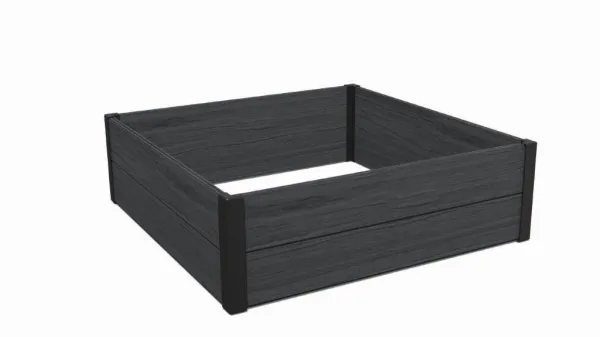 Vyvýšený záhon Keter Hedge Square sivý