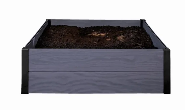 Vyvýšený záhon Keter Hedge Square sivý