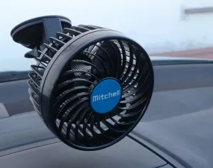Ventilátor MITCHELL - 12 V, na prísavku