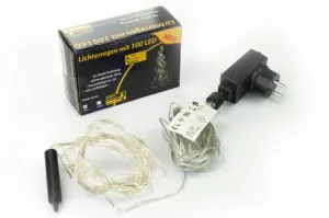 Nexos 57375 Vianočné dekoratívne osvetlenie - drôtiky - 100 LED teple biele