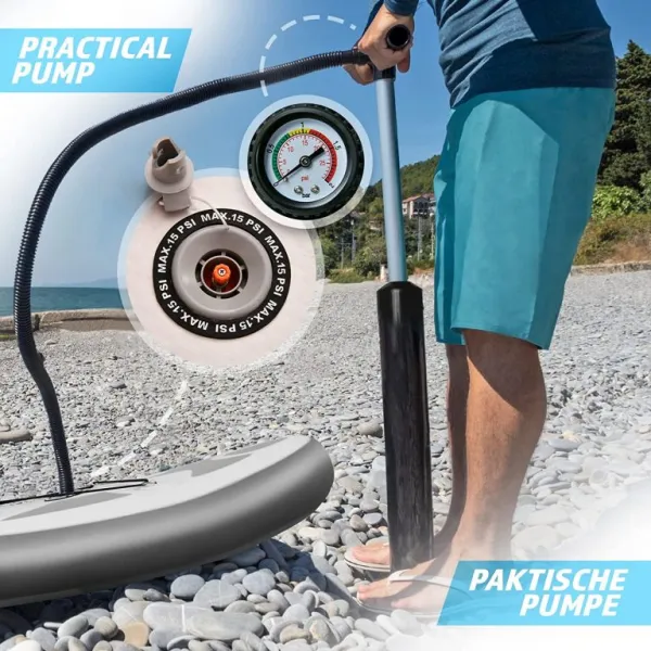 PHYSIONICS nafukovací paddleboard - boh Anubis, 320 cm