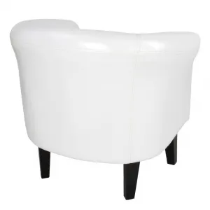 MIADOMODO Sada kresiel Chesterfield, 58 x 71 x 70 cm, biela