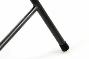 Garthen 40788 Záhradný barový stolík guľatý - ratanová optika 110 cm - čierny
