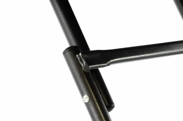 Garthen 40788 Záhradný barový stolík guľatý - ratanová optika 110 cm - čierny