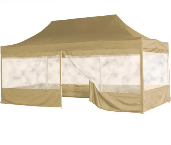 INSTENT 58616 Záhradný párty stan 3 x 6 - nožnicový - champagne