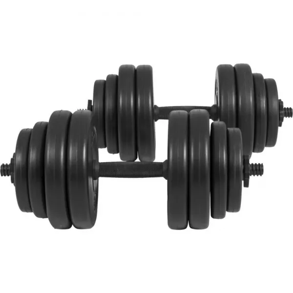 Gyronetics Sada jednoručných činiek, plast, 30 kg, 25 mm