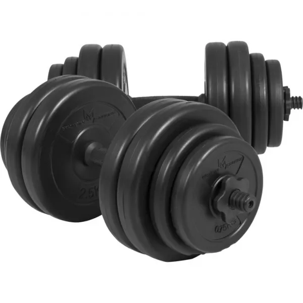 Gyronetics Sada jednoručných činiek, plast, 30 kg, 25 mm