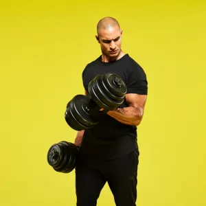 Gyronetics Sada jednoručných činiek, plast, 30 kg, 25 mm