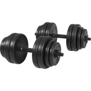 Gyronetics Sada jednoručných činiek, plast, 30 kg, 25 mm