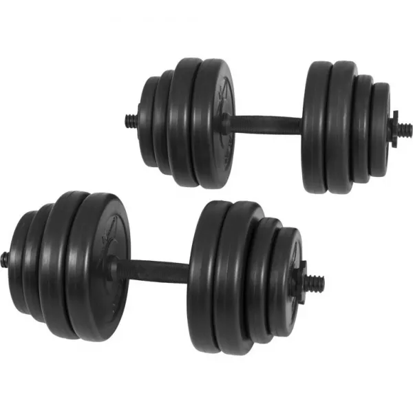 Gyronetics Sada jednoručných činiek, plast, 30 kg, 25 mm