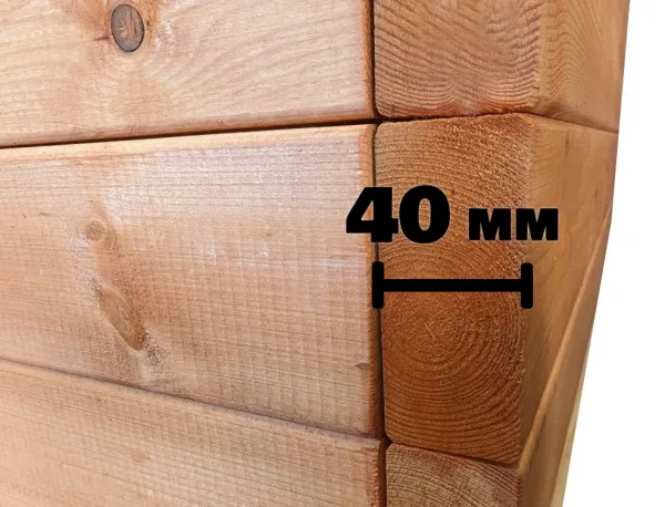Drevený vyvýšený záhon 156 × 96 × 36 cm – masívna smrekovica