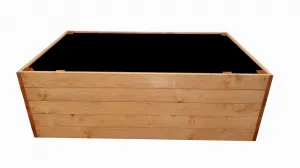 Drevený vyvýšený záhon COMFORT, smrek, 125 x 78 x 41 cm TP94403