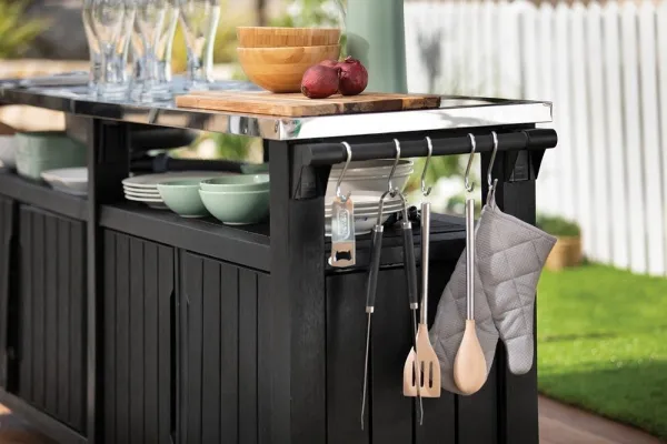 Záhradná skrinka Keter Unity Chef grafit 237 cm